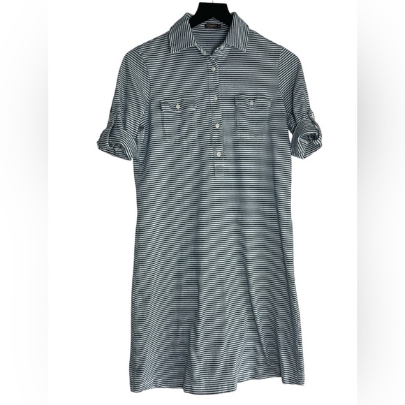 J. McLaughlin Utility Pocket Shirt Dress - Picture 1 of 8